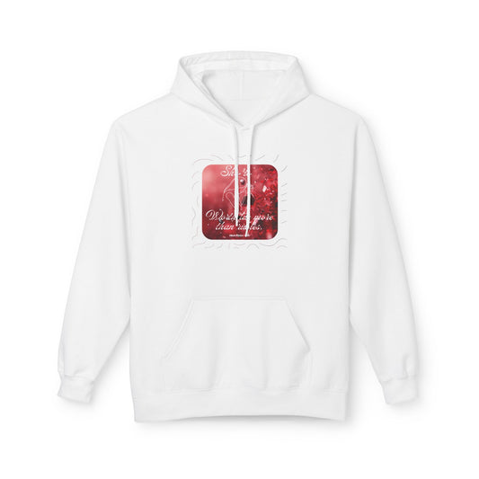 “She is Worth Far More Than Rubies” – Women’s Christian Hoodie | Proverbs 31:10 Faith Apparel